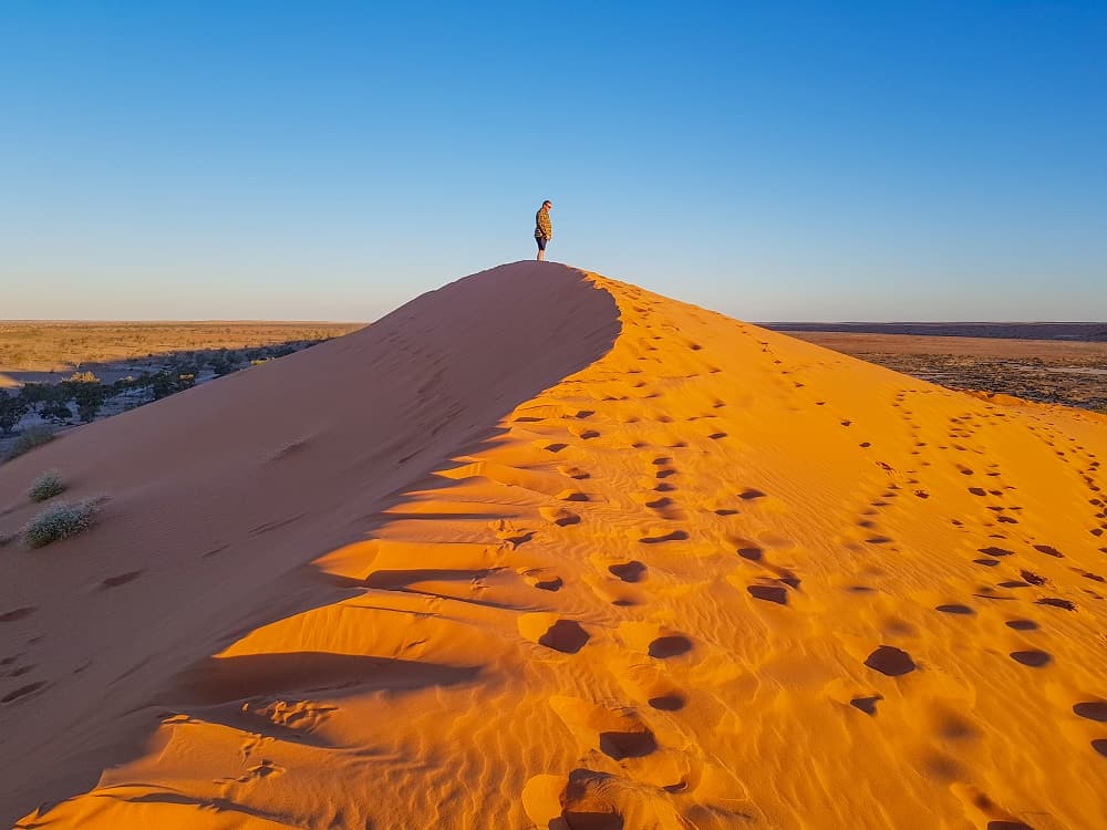 Australia in PIctures- most beautiful places- Big Red Sand Dune, Birdsville, Queensland